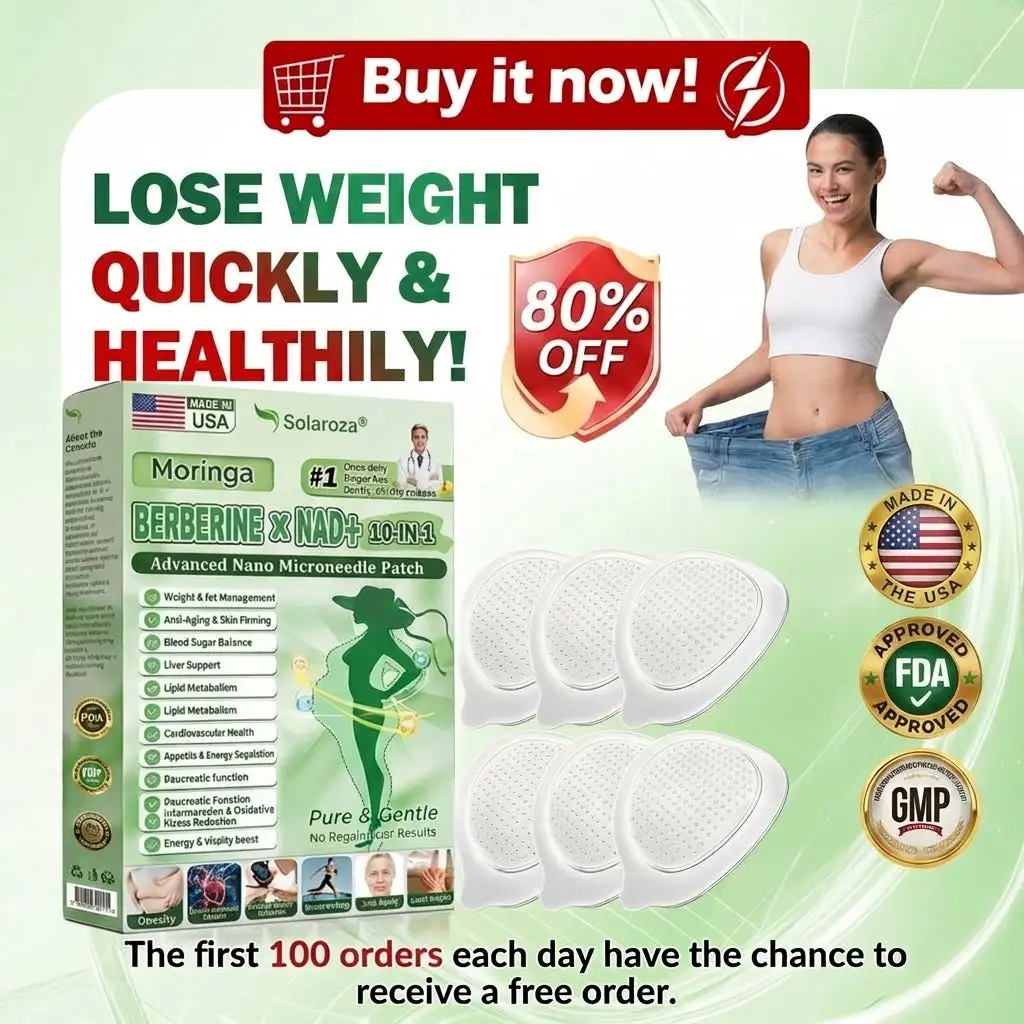 OFFICIAL
BRAND
๐ฟ๐๐ค๐ก๐๐ง๐ค๐ฏ๐ยฎ
๐Moringa & Berberine 10-IN-1 Advanced Nano Microneedle Patch (Once Daily, visible changes in 7 days) โ
Obesity, Diabetes, Sleep Apnea, And Joint Issues
