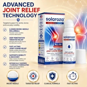 Solaroza® 0.05mm Microneedle Fast-Acting Joint & Bone Relief Roll-On
