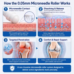 Solaroza® 0.05mm Microneedle Fast-Acting Joint & Bone Relief Roll-On