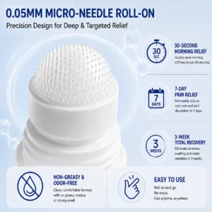 Solaroza® 0.05mm Microneedle Fast-Acting Joint & Bone Relief Roll-On