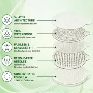 Solaroza® 15-in-1 Advanced Nano Microneedle Patch | 8-Hour Metabolic Support, Cravings Control & Skin Firming.
