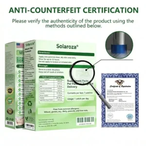 Solaroza® 15-in-1 Advanced Nano Microneedle Patch | 8-Hour Metabolic Support, Cravings Control & Skin Firming.